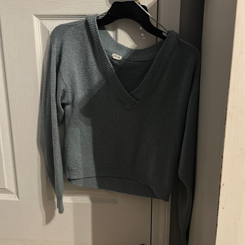 Garage v-neck knit sweater